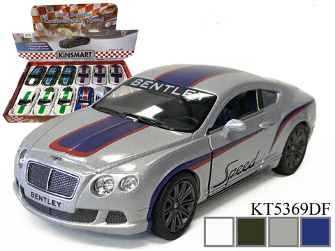 5" 2012 BENTLEY CONTINENTAL GT SPEED PRINT Die Cast Car