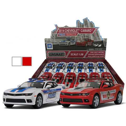 5" 2014 CHEVROLET CAMARO POLICE/FIRE Die Cast Car