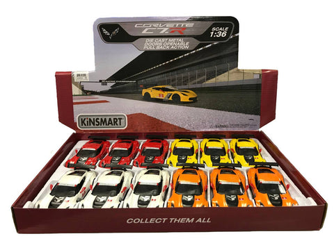 5" 2016 CORVETTE C7. R RACE CAR Die Cast Car