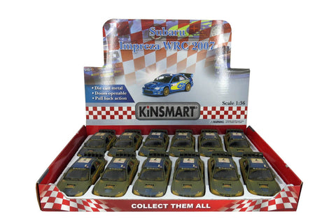 2007 SUBARU IMPREZA WRC MUDDY Die Cast Car