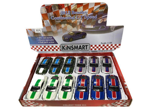 5" 2012 BENTLEY CONTINENTAL GT SPEED PRINT Die Cast Car