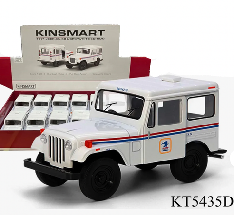 5" 1971 JEEP DJ-5B USPS EDITION Die Cast Car