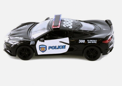 5" 2021 CORVETTE POLICE Die Cast Car
