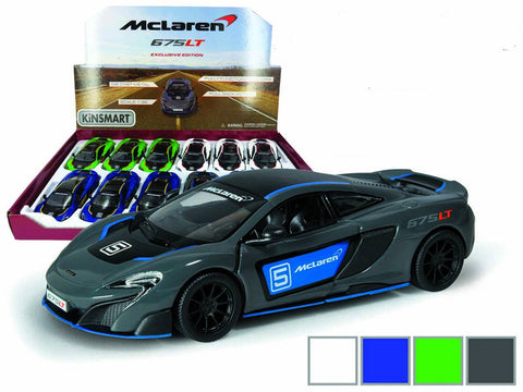 5" MCLAREN 675LT W/PRINTED Die Cast Car