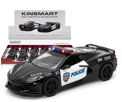 5" 2021 CORVETTE POLICE Die Cast Car