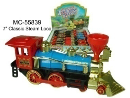7" CLASSIC STEAM LOCO Die Cast Car