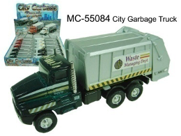 CITY GARBAGE TRUCK 5" Die Cast Car