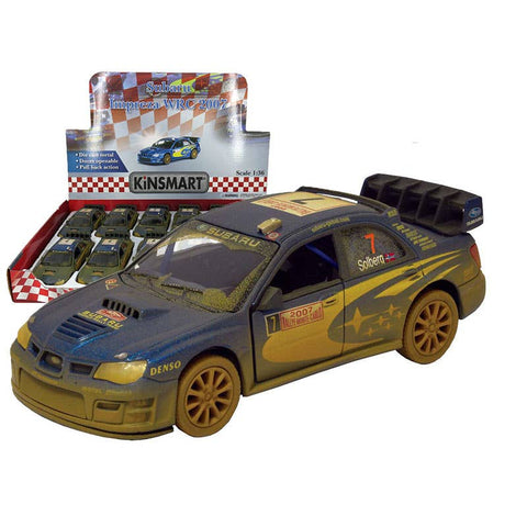 2007 SUBARU IMPREZA WRC MUDDY Die Cast Car