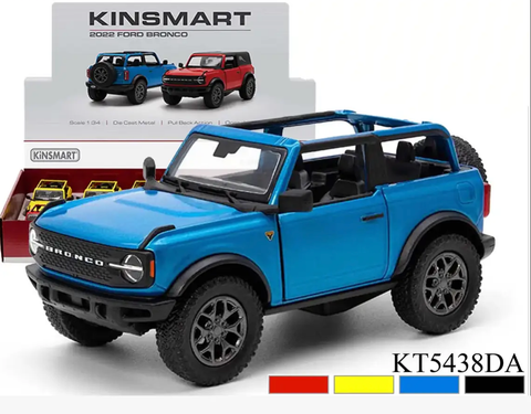 5" 2022 FORD BRONCO OPEN TOP Die Cast Car