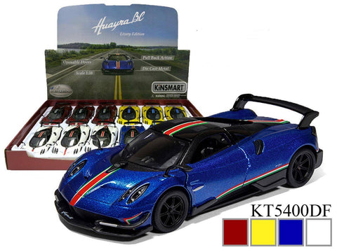 5" 2016 PAGANI HUAYRA BC WITH PRINT Die Cast Car