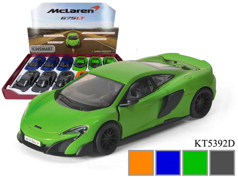 5" MCLAREN 675LT Die Cast Car