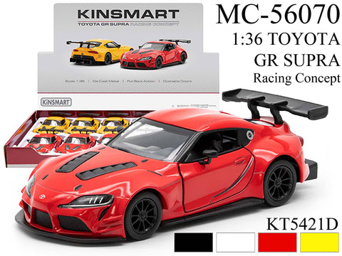 5" TOYOTA GR SUPRA RACING CONCEPT Die Cast Car