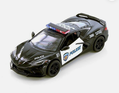 5" 2021 CORVETTE POLICE Die Cast Car