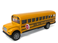 5" SCHOOL BUS - SOUND & LIGHT - NY Die Cast Car