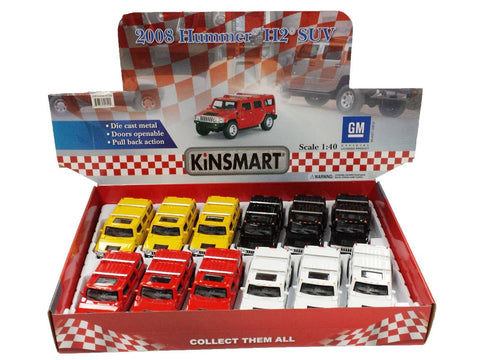 2008 HUMMER H2 SUV Die Cast Car